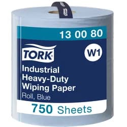 TORK Putztuchrolle 3-lagig blau
