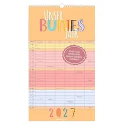 NEUMANN Wandkalender Familienplaner Unser buntes Jahr 2027