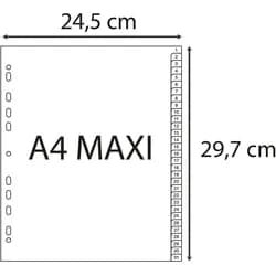 Exacompta Ordnerregister Vollformat, Überbreite 1-31 DIN A4