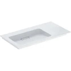 Geberit Möbelwaschtisch One 90x47,5cm, o Ü, w K-Tec/Bl w, o. Hahnl.