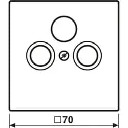 Jung Abdeckung LS 990 SAT WWM