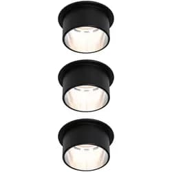 Paulmann LED Einbauleuchte Gil Basisset - Schwarz/Grau