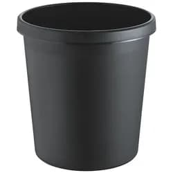 helit Papierkorb 18L - schwarz