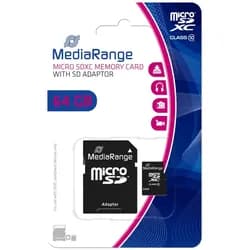 MediaRange Speicherkarte microSDXC 64GB