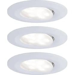 Paulmann LED Einbauleuchte Calla Basisset schwenkbar - Weiß