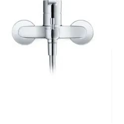 Duravit Wannen-Einhebelmischer B.2 AP, Wandmontage, chrom