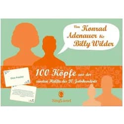 Spiel 100 Köpfe aus der zweiten Hälfte des 20. Jahrhunderts