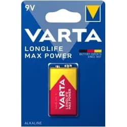 VARTA 9V Max Tech 6LR61-PP3