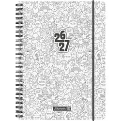 Baier & Schneider Schülerkalender Schülerkalender 2026/2027 "ZENart", A5, Kunststoff
