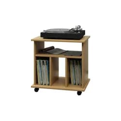 Schallplattenregal Retal ca.60x59x45cm Buchefarben