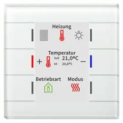 MDT BE-GT2TW.02, Schalter + Taster, Weiss