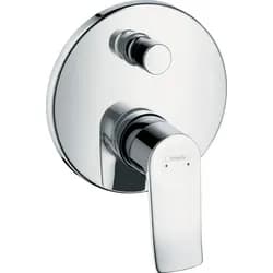 hansgrohe, Duscharmatur + Badewannenarmatur, Metris Chrom