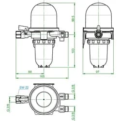 Heizölfilter/Entlüfter TOC Duo-3