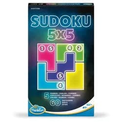 Ravensburger Spiel ThinkFun Sudoku 5x5 - Logikspiel ab 8 Jahre