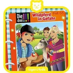 Tiger Media Deutschland GmbH Hörspiel tigercard - Die drei !!! - Folge 55: Wildpferd in Gefahr