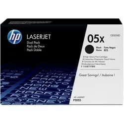 hp Lasertoner Nr.05X 2 Stück schwarz