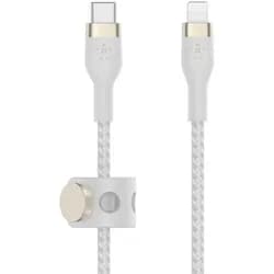 Belkin BoostCharge Pro Flex geflochtenes USB-Kabel weiß