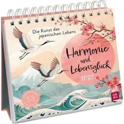 groh Verlag Tischkalender Postkartenkalender 2027: Harmonie und Lebensglück