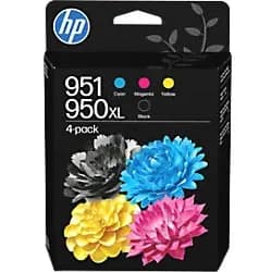 HP 951CMY/950XL HP Blk. Ink Crtg. Cmbo 4-Pk