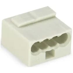 WAGO MICRO-Klemme grau 4x0,8mmØ 100 Stk