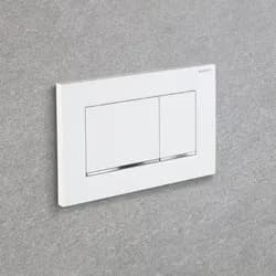 Geberit Betätigungsplatte Sigma 30 Weiß/Chrom
