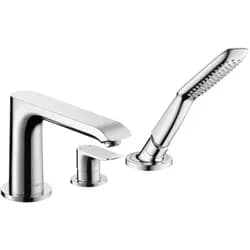 3-Loch Wannenrandmischer Hansgrohe Metris Ausladung 194 mm chrom
