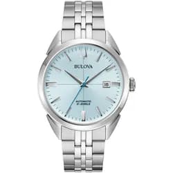 Bulova 96B423 Herren-Automatikuhr Sutton Stahl/Hellblau