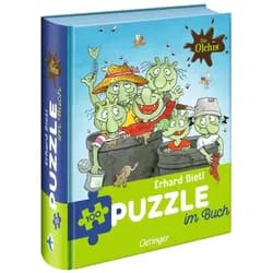 Oetinger Puzzle Die Olchis. Puzzle im Buch. 100 Teile, Puzzleteile