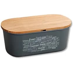 KESPER Brotbox, grau, FSC x34x20cm