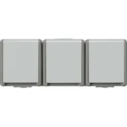 Siemens, Steckdose, Aufputz SCHUKO-Steckdose 3-fach