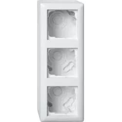Gira AP-Gehäuse 3f + Rahmen 106303