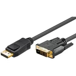 goobay DVI-Adapterkabel schwarz