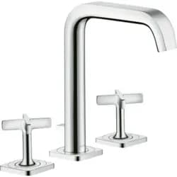 hansgrohe Waschtischarmatur Axor Citterio E 170 3-Loch mit Zugstangen-Ablaufgarnitur