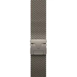 APPLE 49mm Natürliches Titan Milanaise Loop - Large