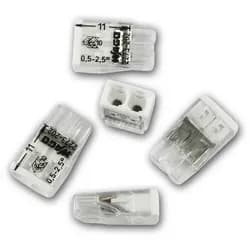 WAGO Compact-Steckklemmen 2x1,5mm2 100 Stk.