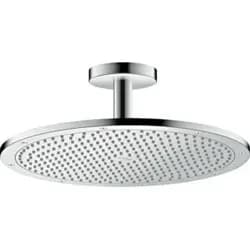 hansgrohe Kopfbrause Axor mit Deckenanschluss, 350mm, 1jet, chrom