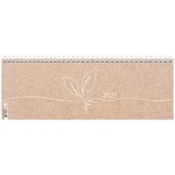 rido ide Schreibtischkalender Querkalender 29,7x10,5cm 1 Woche/2 Seiten Nature 2027