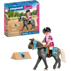 Playmobil® Springreiten (72135), I Love Horses Konstruktions-Spielset, (12 St), Made in Europe bunt