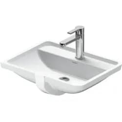 Duravit Einbauwaschtisch Starck 3 49cm, 1 Hahnloch, 0302490000, Farbe: Weiß
