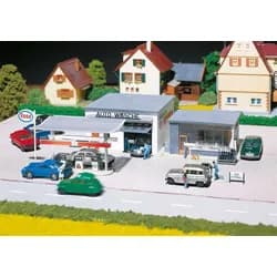 FALLER H0 191843 Tankstelle mit Waschhalle Bausatz