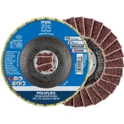 Pferd Polivliesscheibe X-LOCK PVL A 115mm 180 mittel