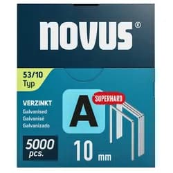 novus Tackerklammern Feindraht superhart 53/10
