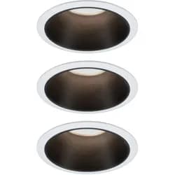 LED-Spot Cole in Schwarz/Weiß max. 3x6,5 W