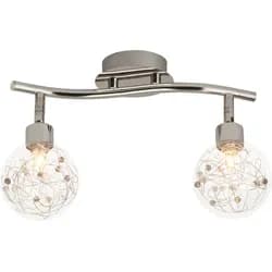 Brilliant Joya Spotrohr 2flg chrom