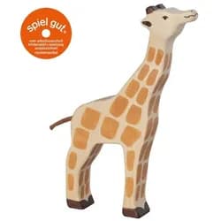 goki Spielfigur HOLZTIGER Giraffe, Kopf hoch