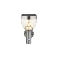 Globo Lighting Solarleuchte Edelstahl, LED - Silber