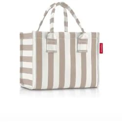 Reisenthel Daily Shopper XS SUMMERSTRIPES COFFEE - B/H/T ca. 27.00x21.00x14.00