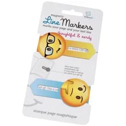 Lesezeichen Magnetic Line Markers Thoughtful & Nerdy - Magnetische Lesezeichen