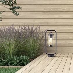 Brilliant Außenstehleuchte Sidney schwarz Glas E27 max. 20W IP44