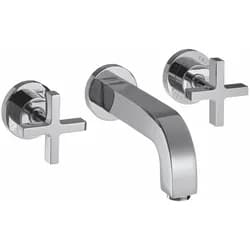 AXOR 39313000 3-Loch Waschtischarm.Axor Citterio - Silber